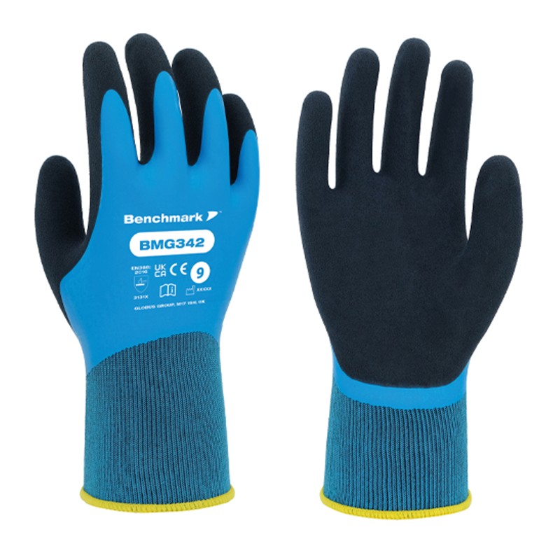 Benchmark BMG342 Water Repellent Fully Coated Grip Gloves